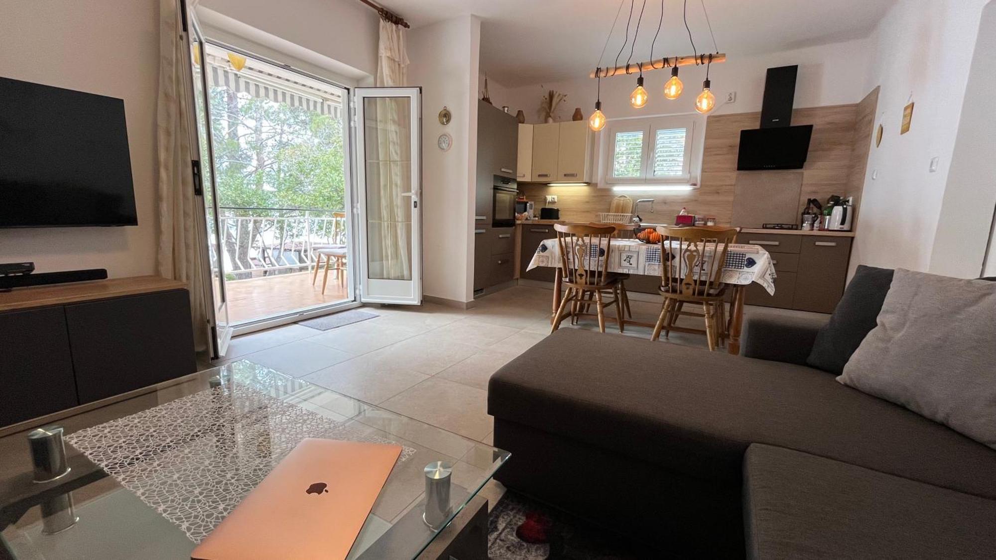 Sidus Maris, Spacious Seaside Apartment With Free Parking Martinscica  Ngoại thất bức ảnh